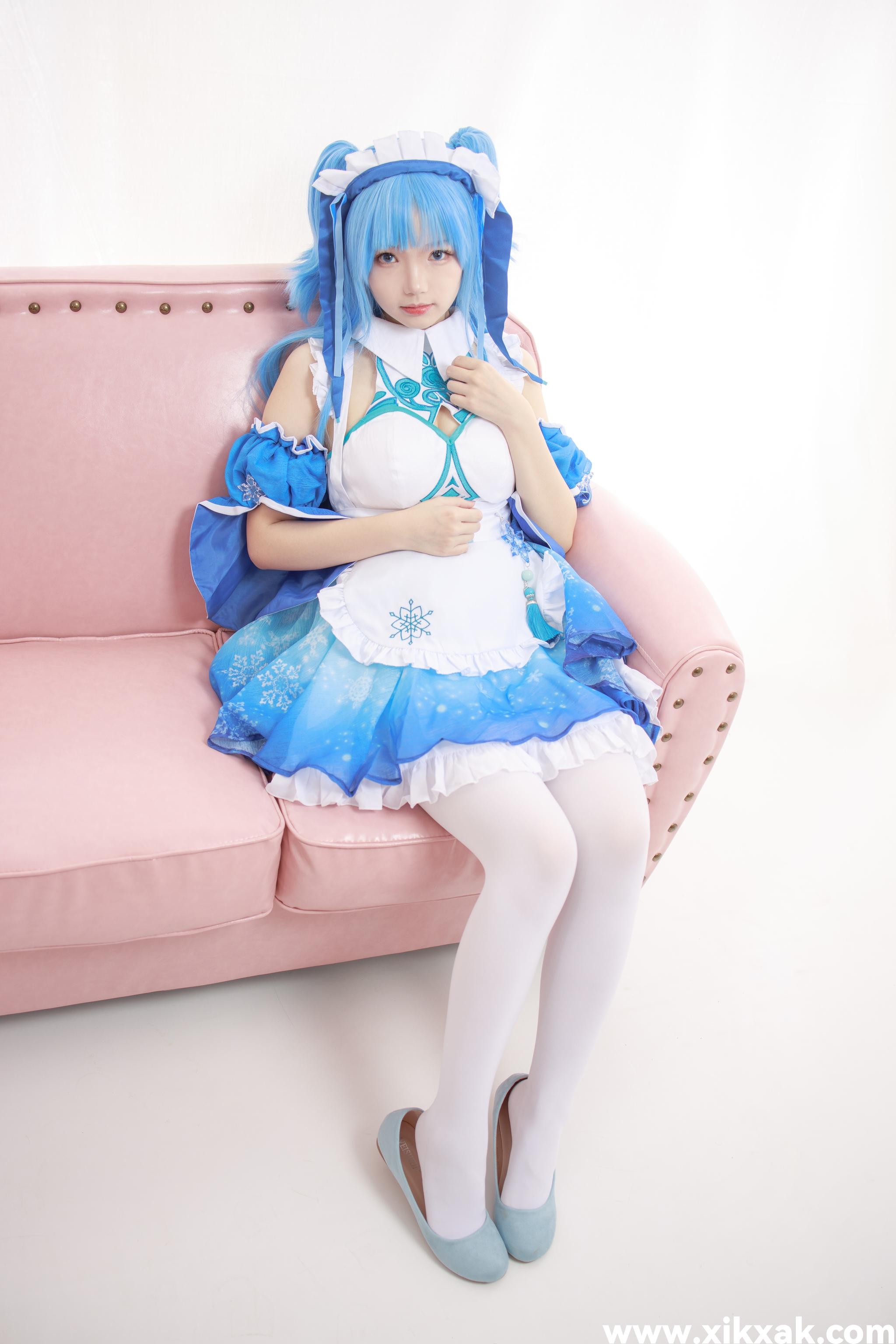 森萝财团 JKFUN-023 雪晴 300D白丝小萝莉Cosplay装 [100P1V／2.47G]